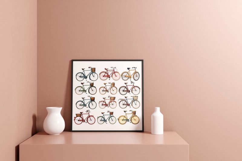 Bicycle Lover | Victorian Era Bicycle Art Collection - Poster - Image 7