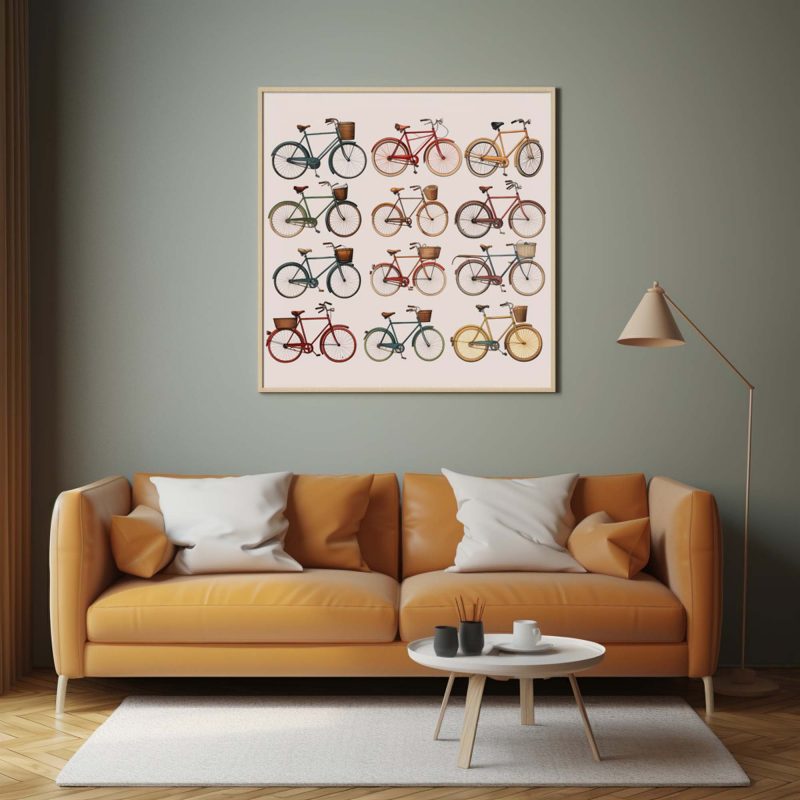 Bicycle Lover | Victorian Era Bicycle Art Collection - Poster - Image 11