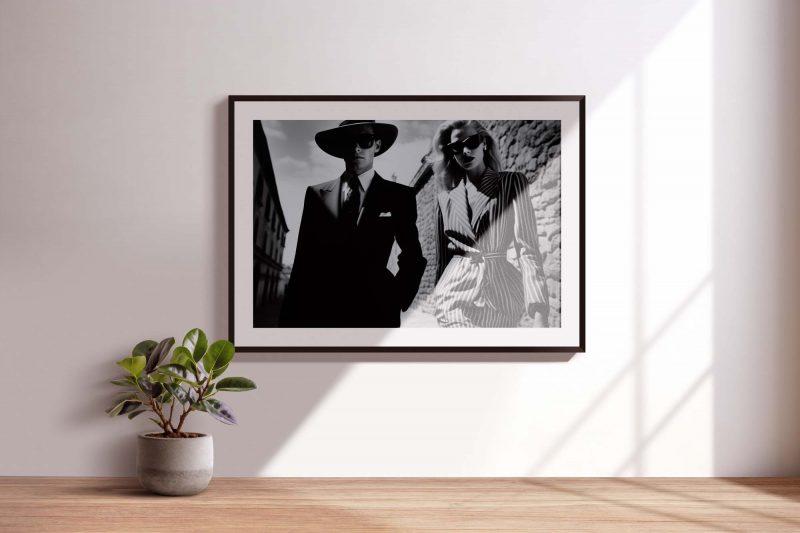 Black and White Dream Team Models Shot - Fotoposter