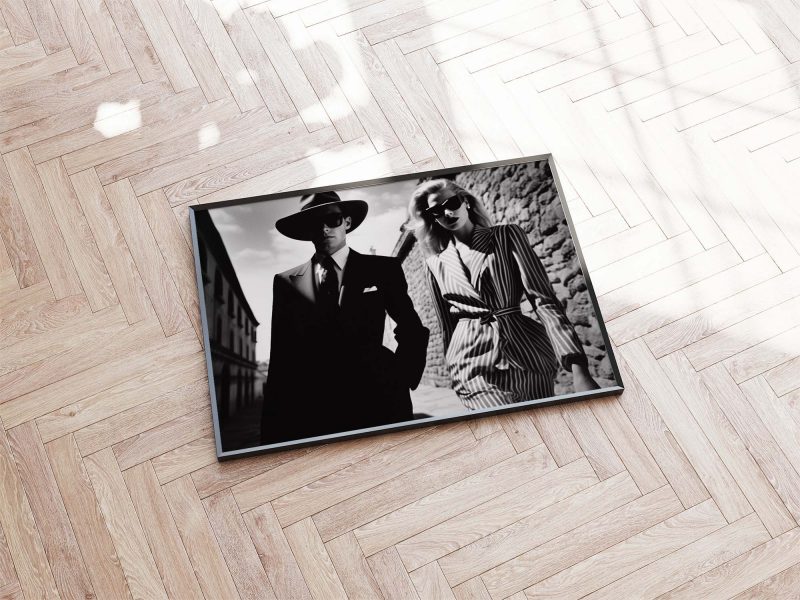 Black and White Dream Team Models Shot - Fotoposter - Image 7