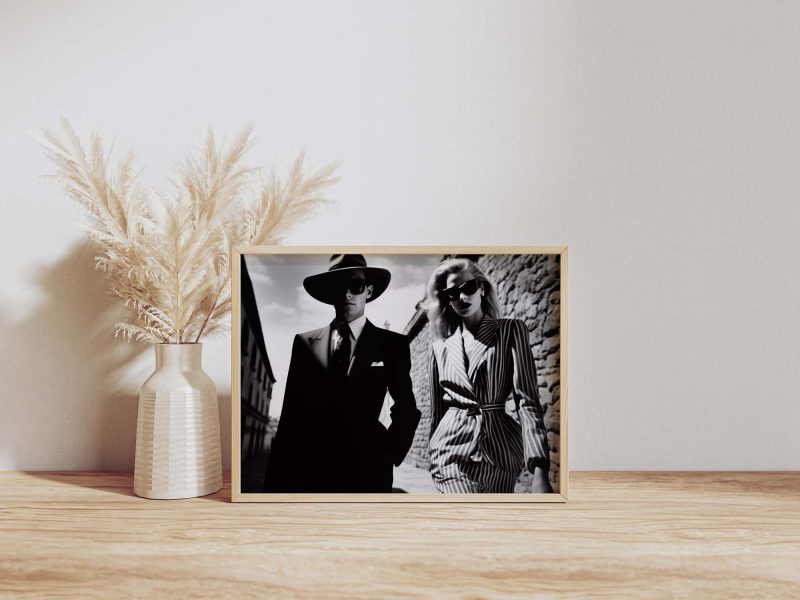 Black and White Dream Team Models Shot - Fotoposter - Image 5