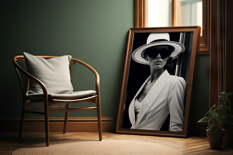 Black and White Fashion Shot - Poster - Image 9