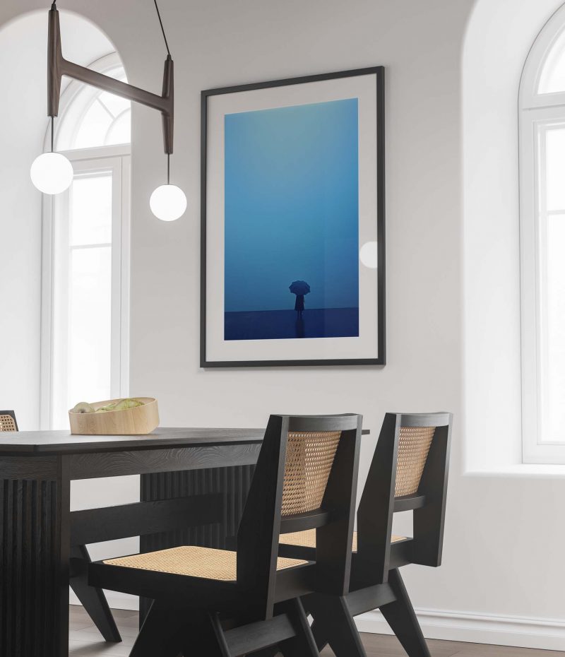 Blue Umbrella - Nature Photography Poster - Image 2