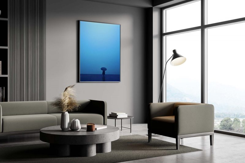 Blue Umbrella - Nature Photography Poster - Image 4