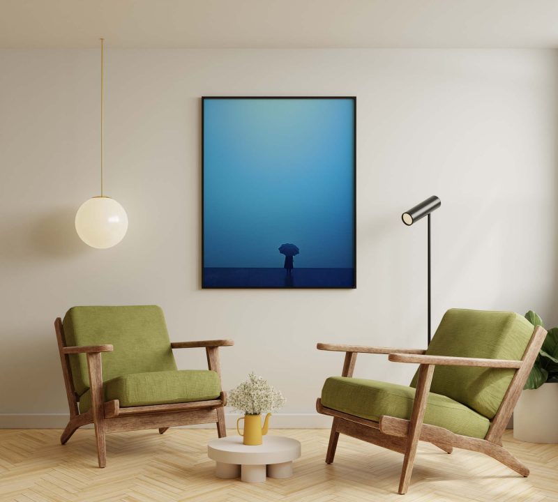 Blue Umbrella - Nature Photography Poster - Image 5