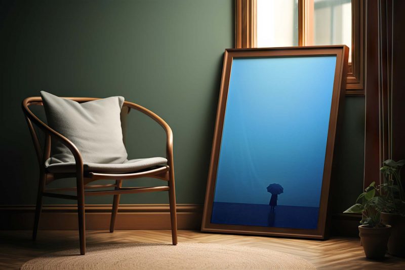 Blue Umbrella - Nature Photography Poster - Image 6
