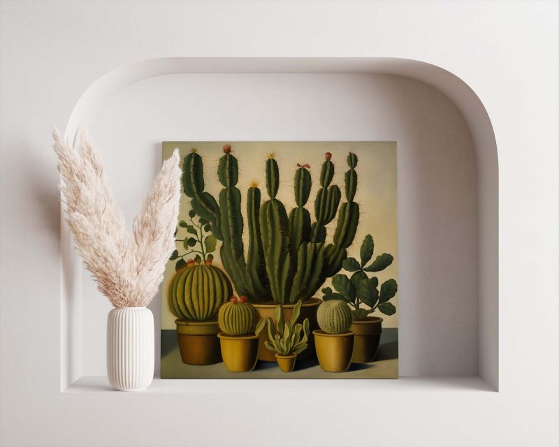 Cactus Vintage Art Painting | Henri Rousseau - Poster - Image 2