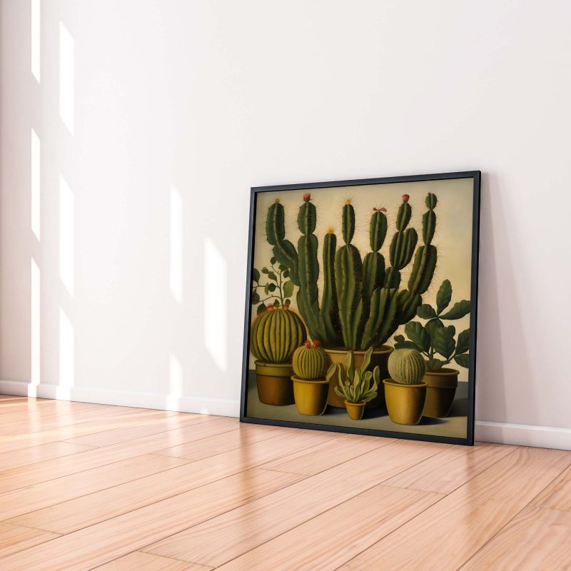 Cactus Vintage Art Painting | Henri Rousseau - Poster - Image 4