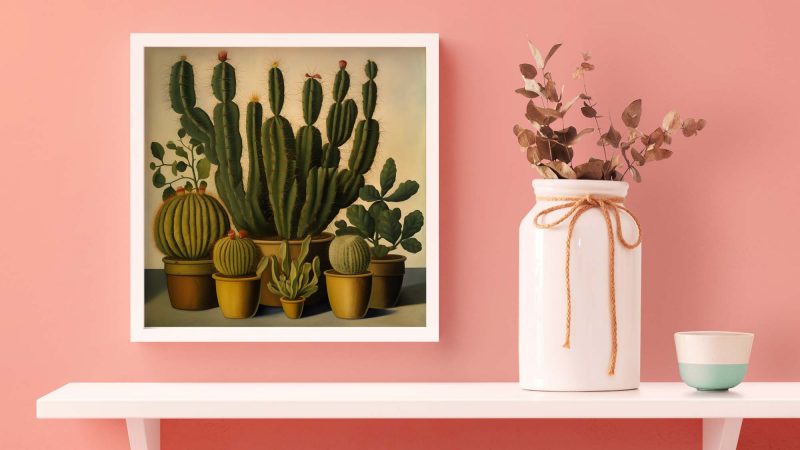 Cactus Vintage Art Painting | Henri Rousseau - Poster - Image 5