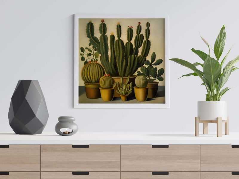 Cactus Vintage Art Painting | Henri Rousseau - Poster - Image 6