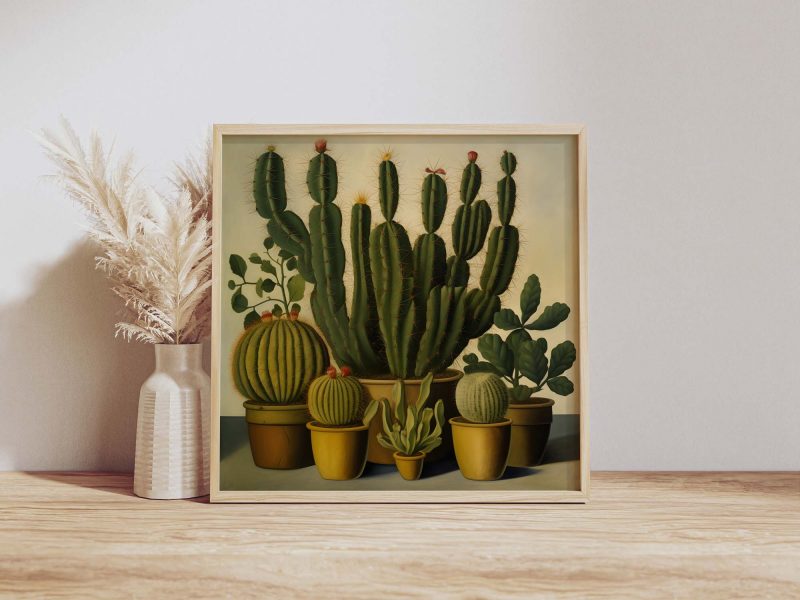 Cactus Vintage Art Painting | Henri Rousseau - Poster - Image 9