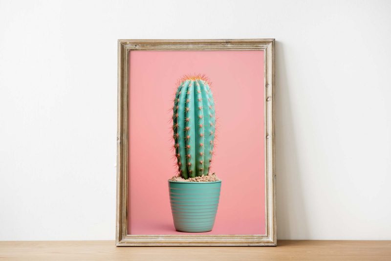 Kaktus Pink - Pop Art Poster - Image 4