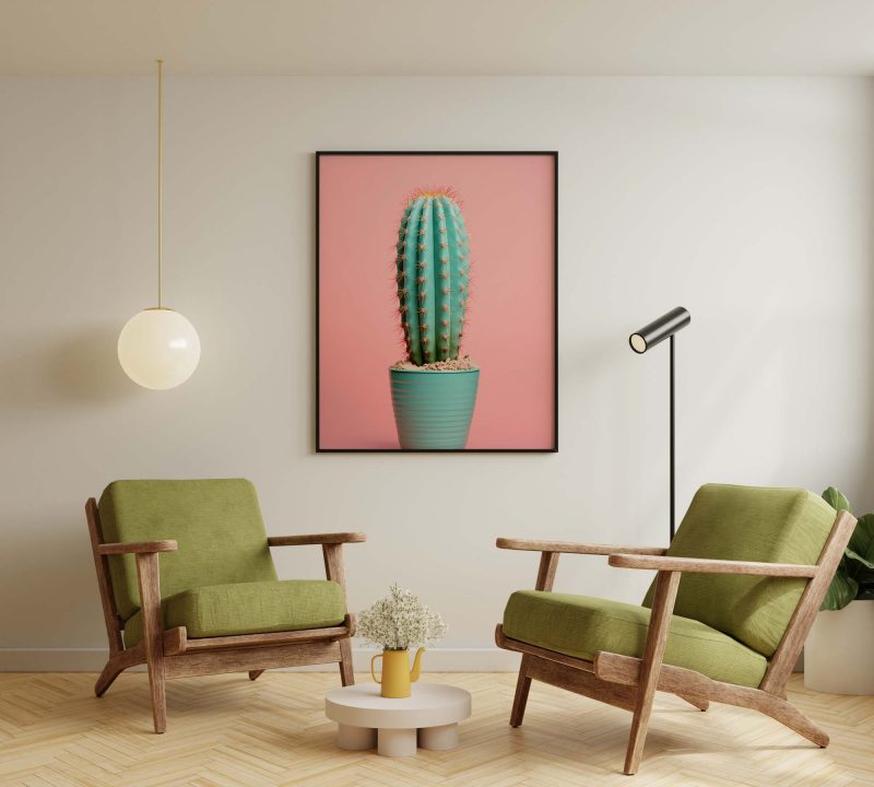 Kaktus Pink - Pop Art Poster - Image 6