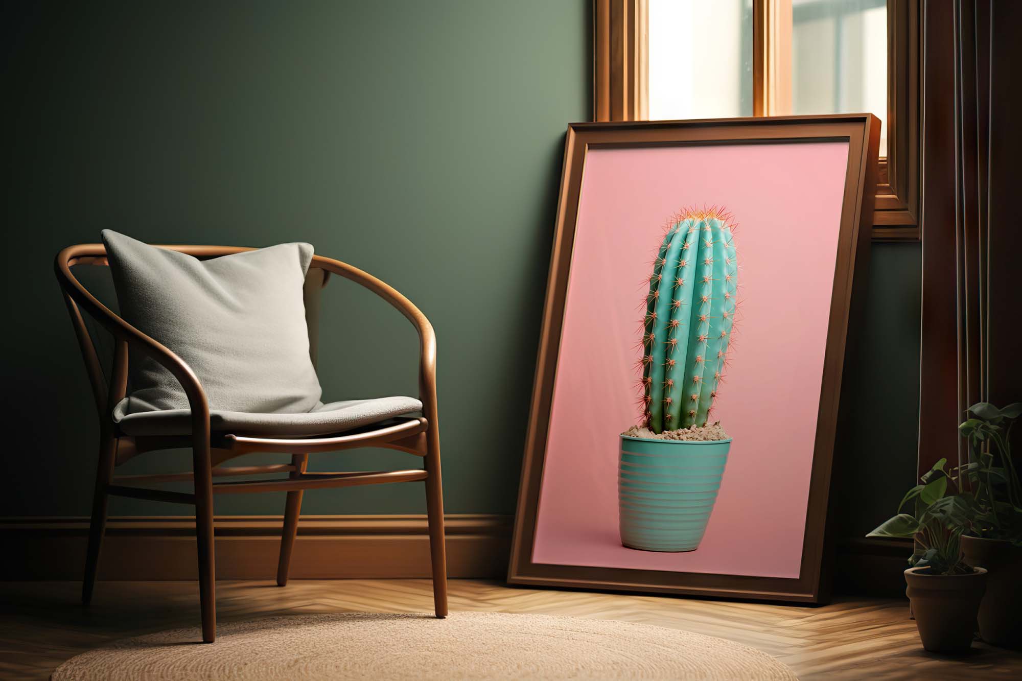 Kaktus Pink - Pop Art Poster – Bild 7