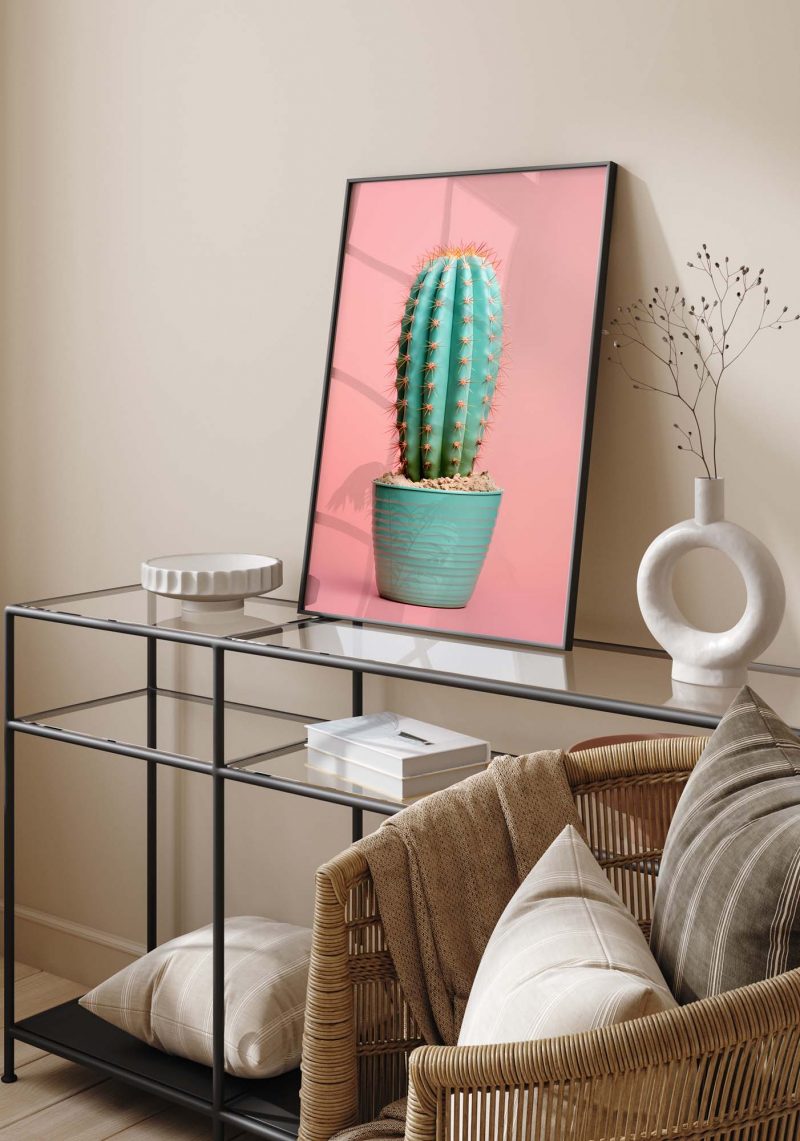 Kaktus Pink - Pop Art Poster - Image 11