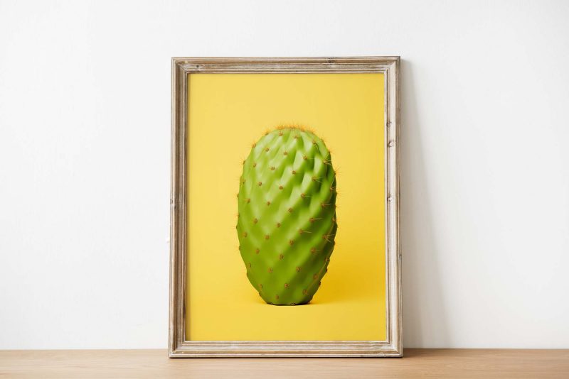 Cactus Yellow - Modern Art
