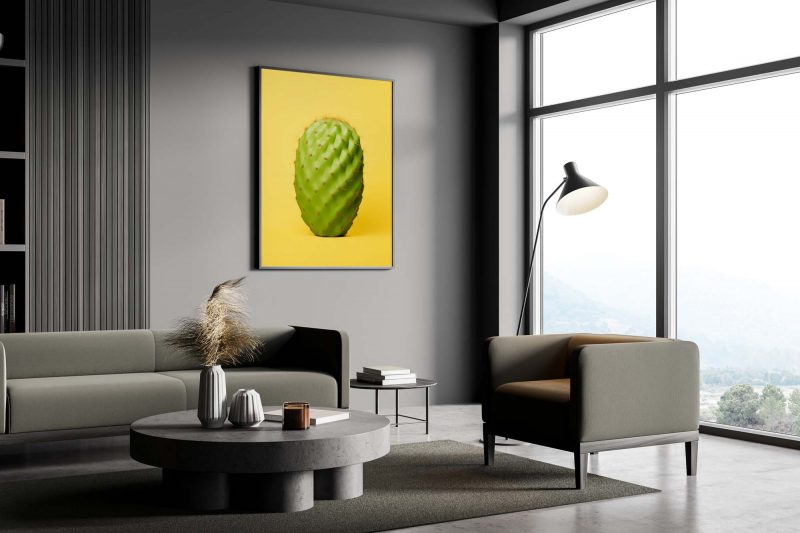 Cactus Yellow - Modern Art - Image 4