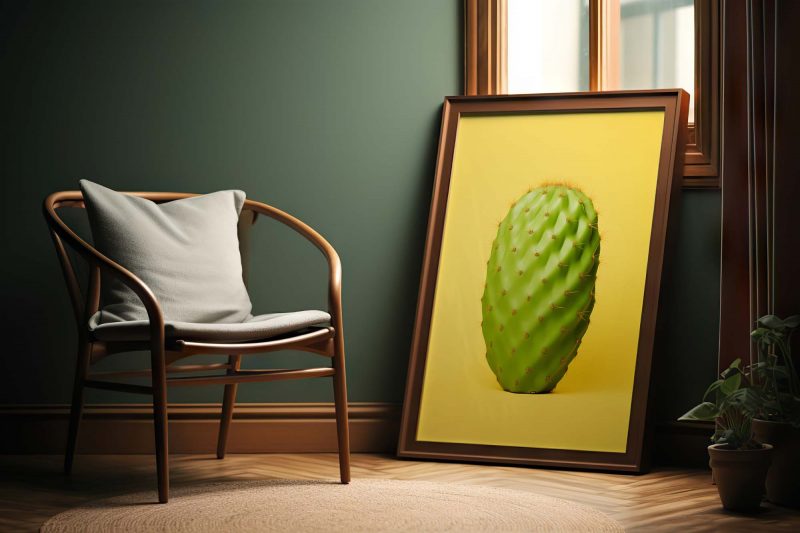 Cactus Yellow - Modern Art - Image 6