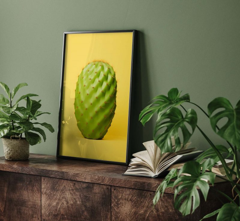 Cactus Yellow - Modern Art - Image 8