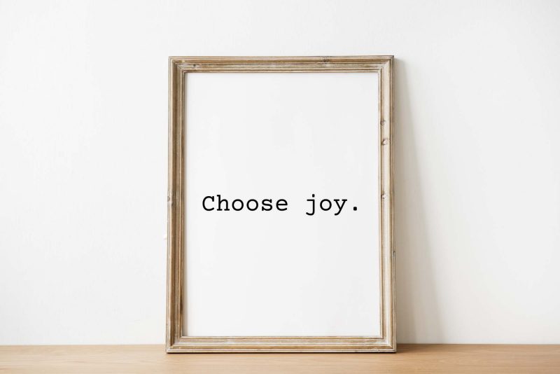 Choose joy. | Positive Art | Inspirational Poster - Image 3