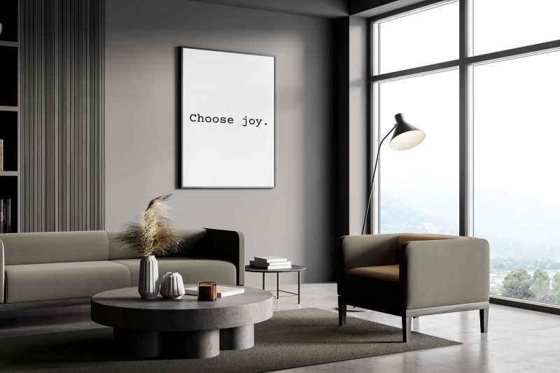 Choose joy. | Positive Art | Inspirational Poster - Image 4