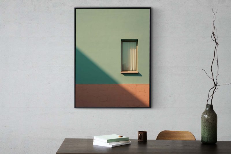 Facades - Green and Orange