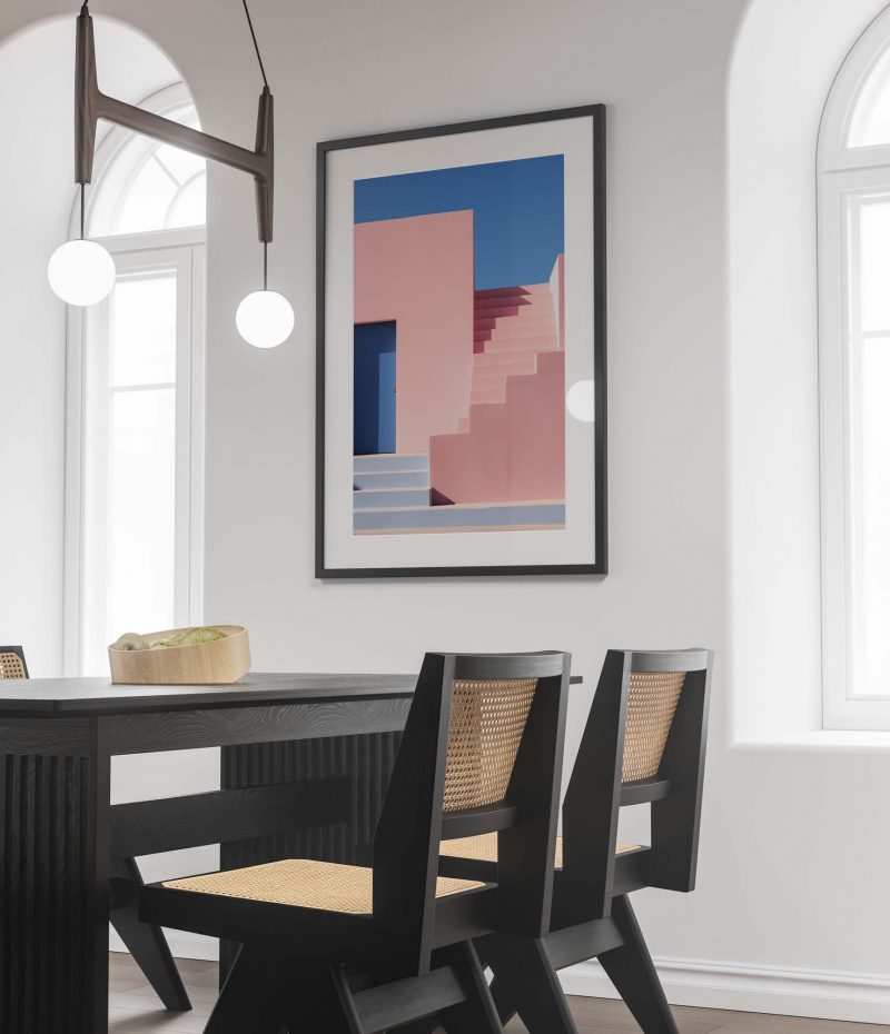 Facades - Pink House | Architecture Poster - Image 2