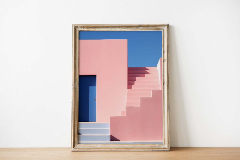 Facades - Pink House | Architecture Poster - Image 3