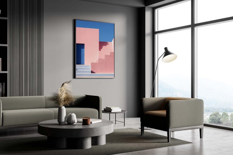 Facades - Pink House | Architecture Poster - Image 4