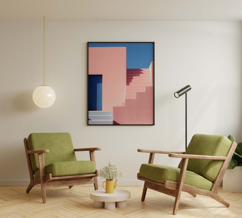 Facades - Pink House | Architecture Poster - Image 5