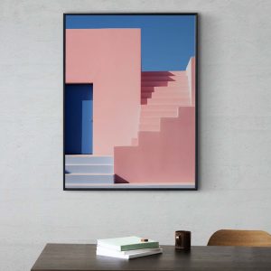 Facades - Pink House | Architecture Poster