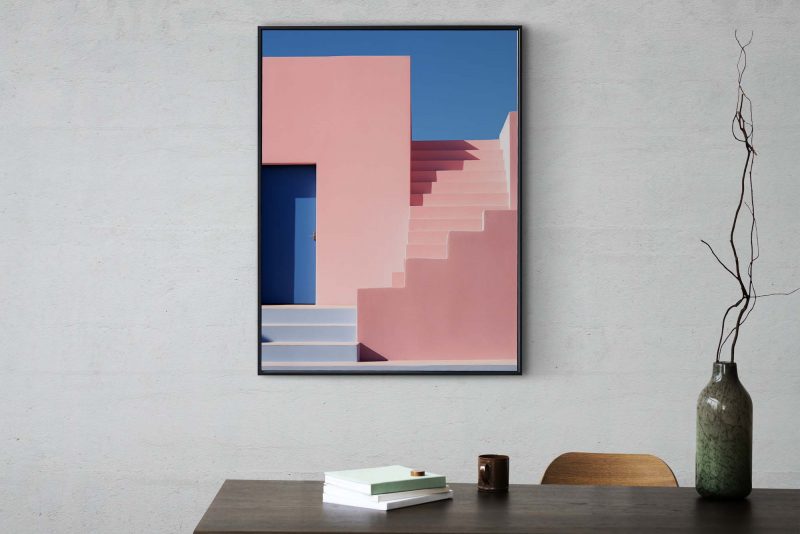 Facades - Pink House | Architecture Poster