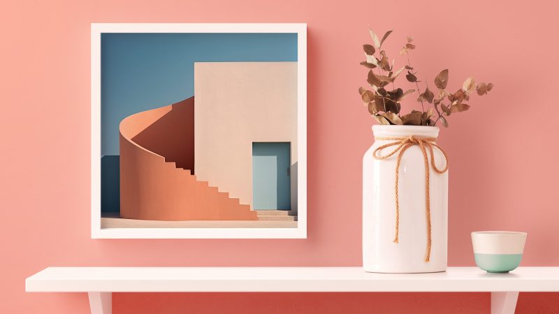 Facades - Round Orange Staircase - Poster - Architectural - Image 6