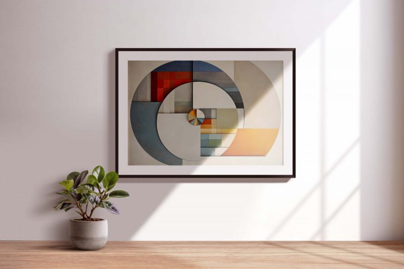 Abstract Bauhaus Poster: Fibonacci - Image 4