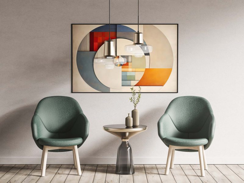 Abstract Bauhaus Poster: Fibonacci - Image 3
