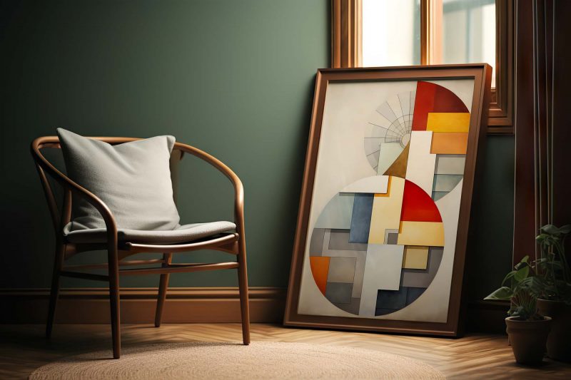 Abstract Bauhaus Poster: Fibonacci #2 - Image 6