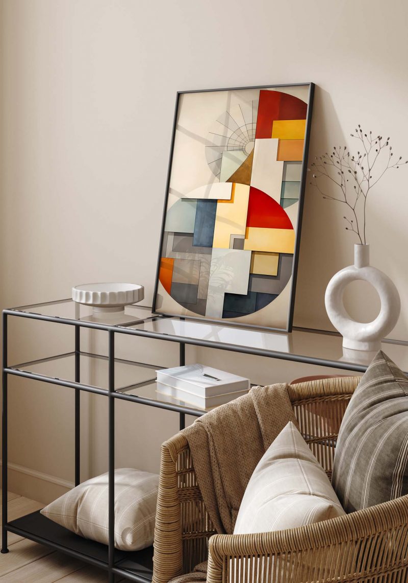 Abstract Bauhaus Poster: Fibonacci #2 - Image 11