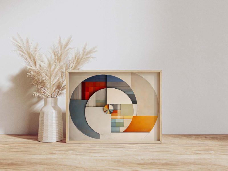 Abstract Bauhaus Poster: Fibonacci - Image 5