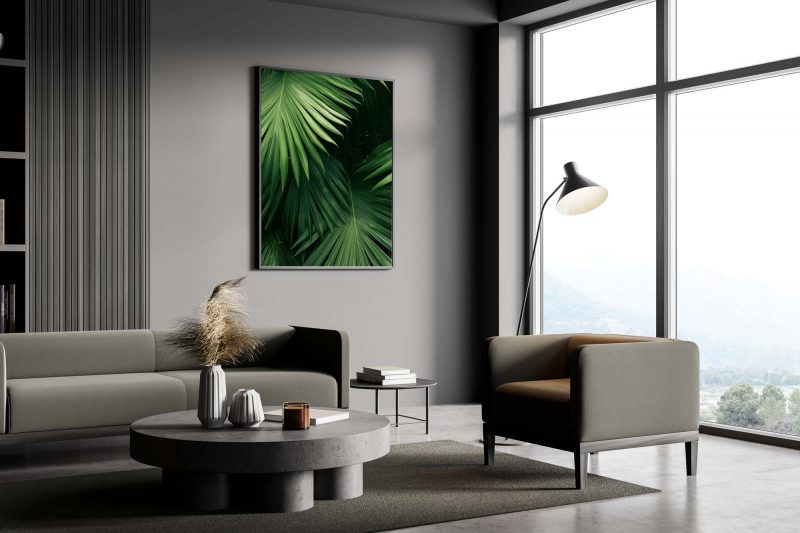 Green Palm Leaves Photo