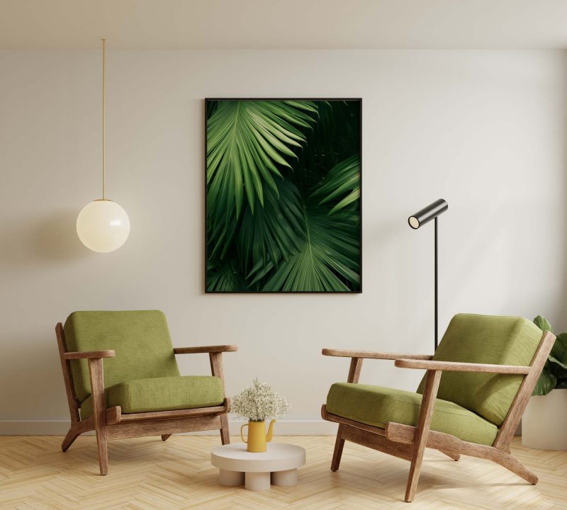 Green Palm Leaves Photo - Image 5