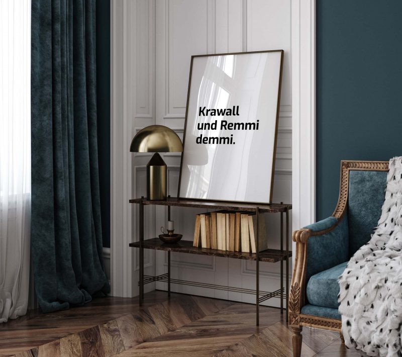 Krawall und Remmidemmi | Slogan Poster - Image 9