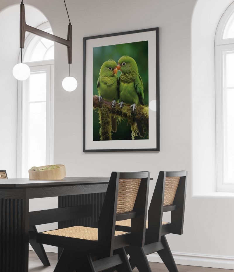 Parrot Love | Tropical Bird Poster - Image 2
