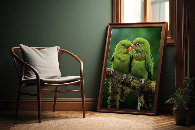 Parrot Love | Tropical Bird Poster - Image 6