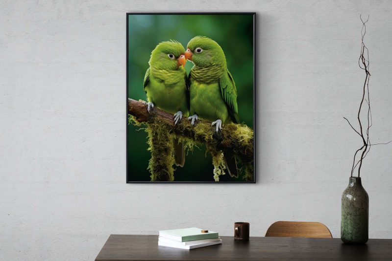 Parrot Love | Tropical Bird Poster - Image 7