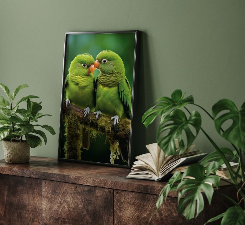 Parrot Love | Tropical Bird Poster - Image 8