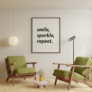 Smile, sparkle, repeat. | Poster for Queens