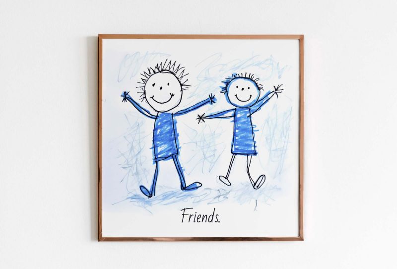 Friends Poster | Best Friends Drawing | Cute Poster - Image 11