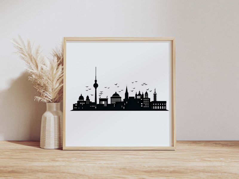 Berlin Skyline Poster - Image 9