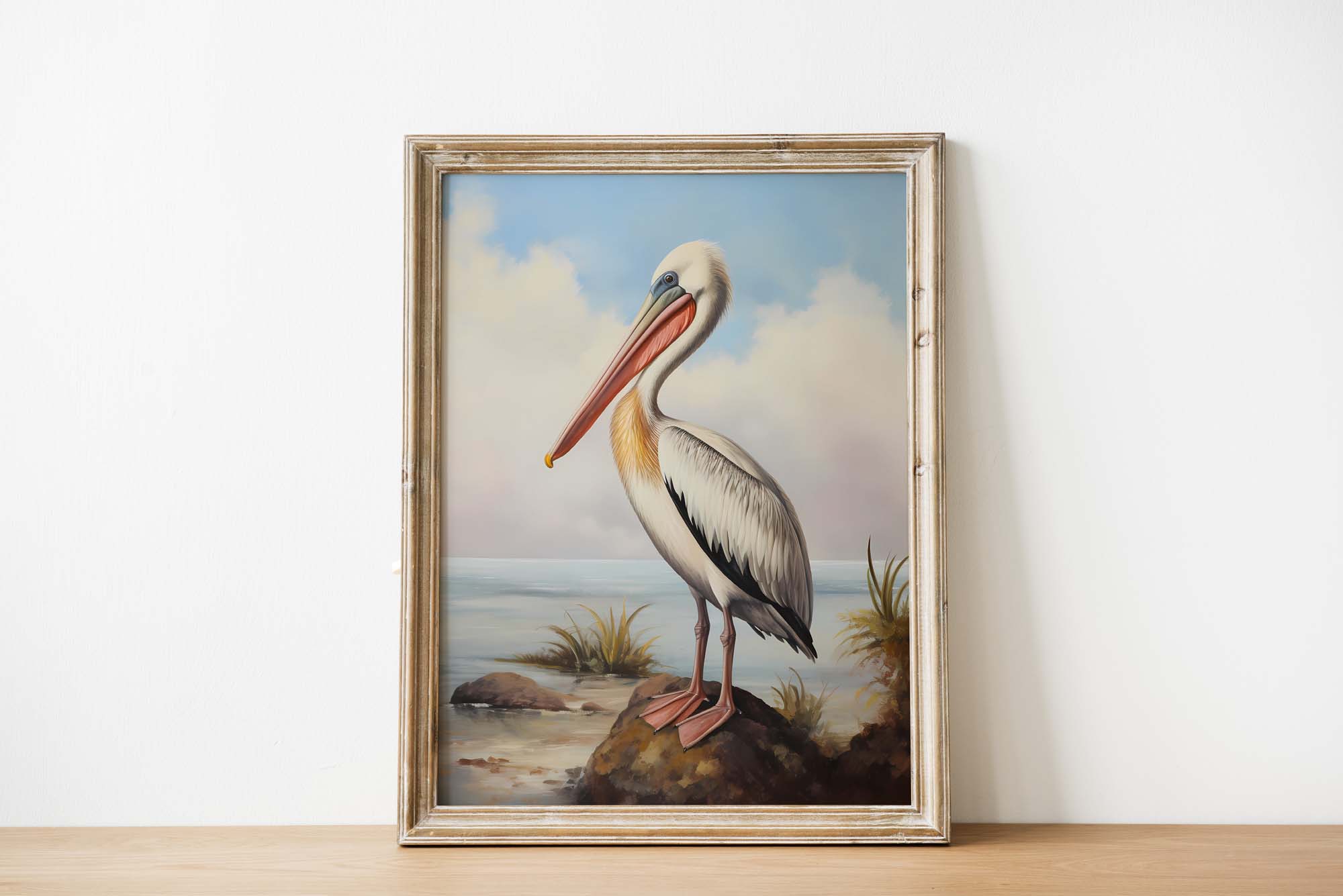 Pelican Vintage Art Print #2 | Bird Poster