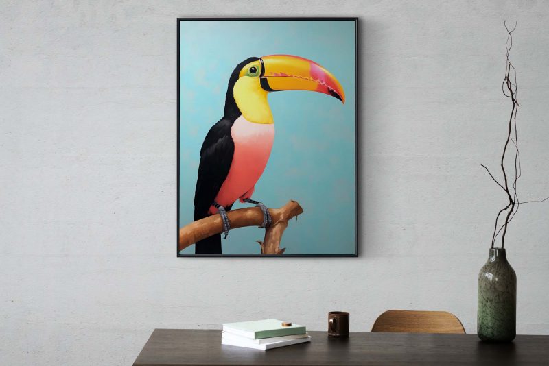 Toucan Painting #3 - Retro 1960s Bird Illustration Poster - Image 7